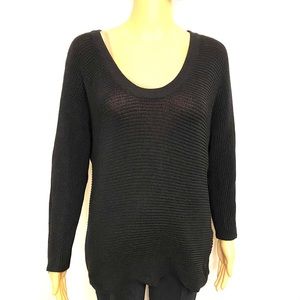 Meaveor Black Knit Sweaters